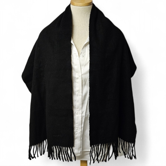 Hermès Muffler Scottish Cashmere Scarf In Black - Picture 5 of 9